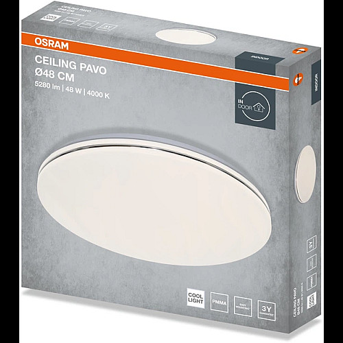 Світильник накладний OSRAM CEILING PAVO 480мм   Round 48Вт 4000K