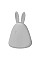 Cвітильник нічник з акумулятором LEDVANCE NIGHTLUX TOUCH Rabbit 2.5Вт 100Лм 1200мА•год RGBW USB-A > microUSB білий