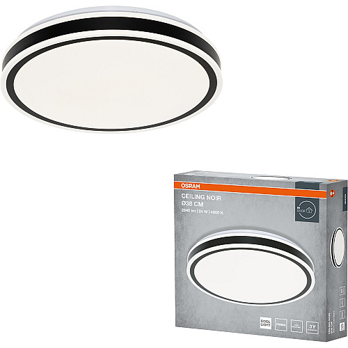Світильник накладний OSRAM CEILING NOIR 380мм Round 24Вт 4000K