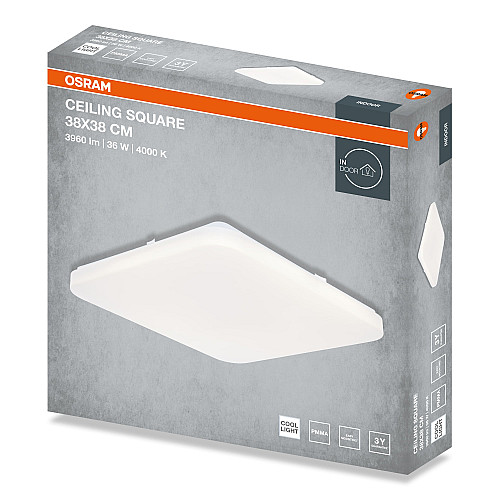 Світильник накладний OSRAM CEILING SQUARE 36Вт 4000K 2880Лм