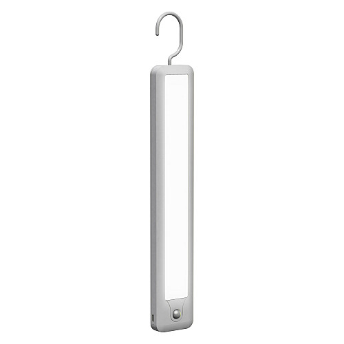 Світильник з акумулятором підвісний OSRAM LINEARLED MOBILE HANGER 2.35Вт 4000К 120Лм 600мА•год датчик руху USB-A > USB-C сірий