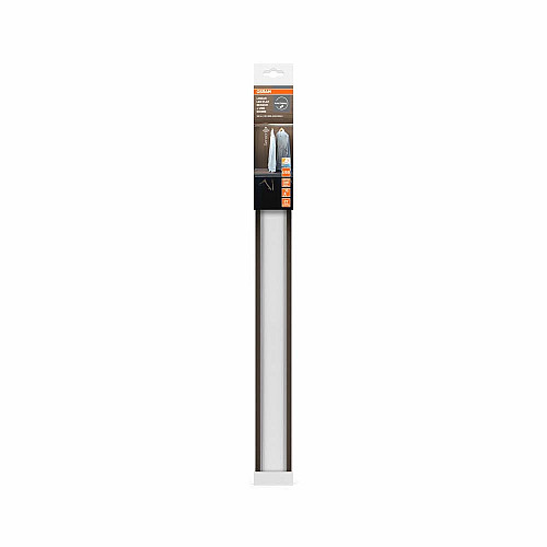Светильник с аккумулятором OSRAM LINEAR FLAT 4Вт 3000/4000/6500К 270Лм 600мм 3000мА•час дымируется датчик движения USB-A > USB-С серый