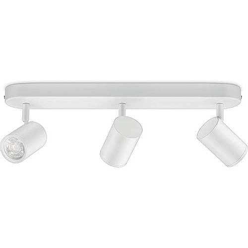 Светильник точечный накладной умный WiZ IMAGEO Spots, 3х5W, 2200-6500K, RGB, Wi-Fi, белый