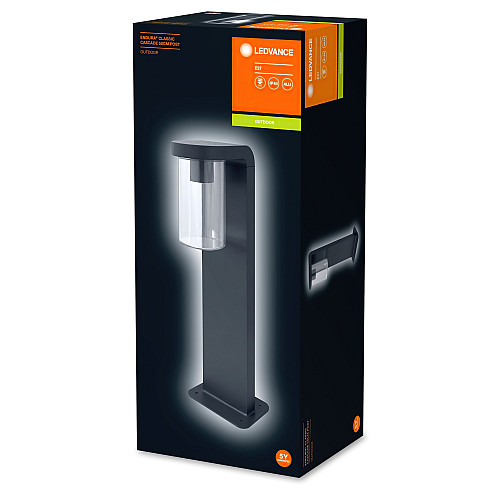 Cвітильник стовпчик LEDVANCE ENDURA CLASSIC CASCADE 50см E27 чорний