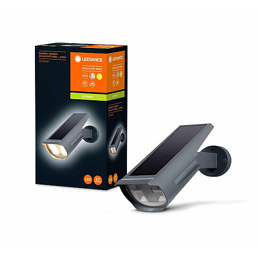 Светильник автономный LEDVANCE ENDURA GARDEN SOLAR SPOT RGBW 0.5Вт 3000К 55Лм IP44 черный