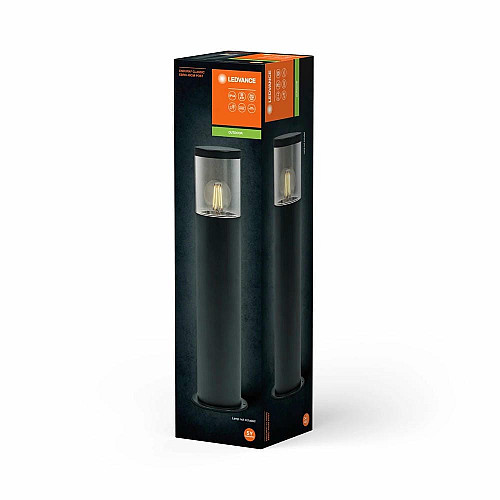 Cвітильник стовпчик LEDVANCE ENDURA CLASSIC EBRO 49см E27 чорний