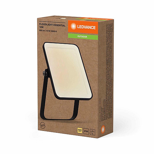 Прожектор LEDVANCE ESSENTIAL 10Вт 900Лм 3000K черный