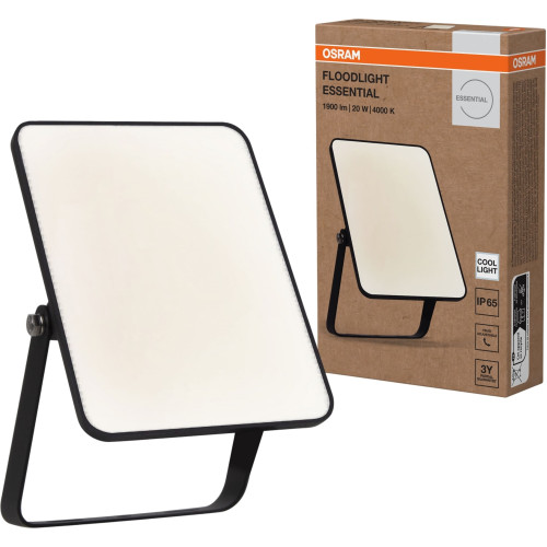 Прожектор OSRAM ESSENTIAL 20Вт 1900Лм 4000K чорний