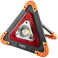 Прожектор на батарейках Neo Tools, трикутний, ААх4, 22x220x45мм, 800лм, 10Вт, 3 функції освітлення, біле/червоне світло