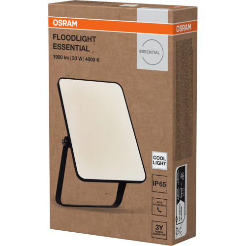 Прожектор OSRAM ESSENTIAL 20Вт 1900Лм 4000K чорний