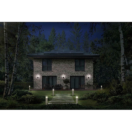 Cвітильник фасадний LEDVANCE ENDURA CLASSIC EBRO WALL E27 IP44 чорний