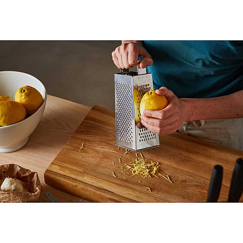 Терка 4-х стороння Fiskars Essential, 23см, нержавіюча сталь