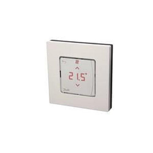 Терморегулятор Danfoss Icon RT IR, +5...35 °C, датчик инфракрасный, беспроводной, накладной, 3В, белый