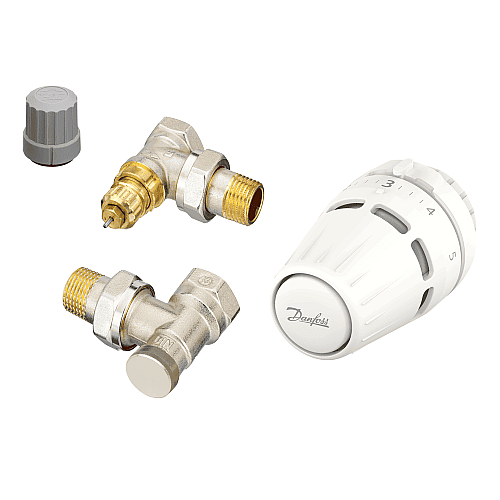 Комплект термостатический Danfoss Regus RA+RA-FN+RLV-S боковое подкл., 1/2