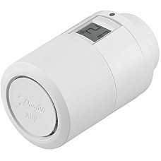 Термостатичний елемент Danfoss Ally, M30x1.5, RA, Zigbee, білий
