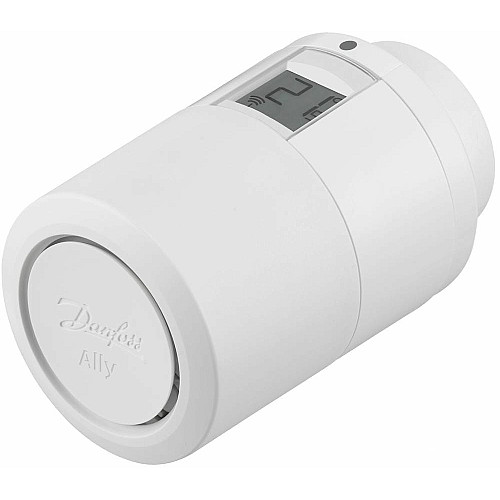 Термостатичний елемент Danfoss Ally, M30x1.5, RA, Zigbee, білий