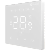 Терморегулятор Navin WT410W-3А 5...35 °C для котлів опалення електронний Wi-Fi Tuya, Smart Life провідне підключення 230В білий
