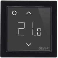Терморегулятор Devi Devireg Smart 5...45 °C для теплої підлоги електронний Wi-Fi вбудований дротовий датчик 16A 230В чорний