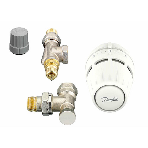 Комплект термостатический Danfoss Regus RA-FN+RLV-S боковое подкл., 1/2