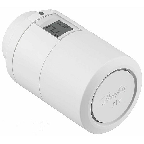 Термостатичний елемент Danfoss Ally, M30x1.5, RA, Zigbee, білий