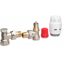 Комплект термостатичний Danfoss RAS-C2 + RA-N + RLV-S, H-подібний, нижнє підкл, RA, 1/2