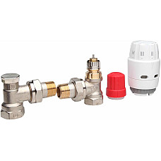 Комплект термостатичний Danfoss RAS-C2 + RA-N + RLV-S, H-подібний, нижнє підкл, RA, 1/2