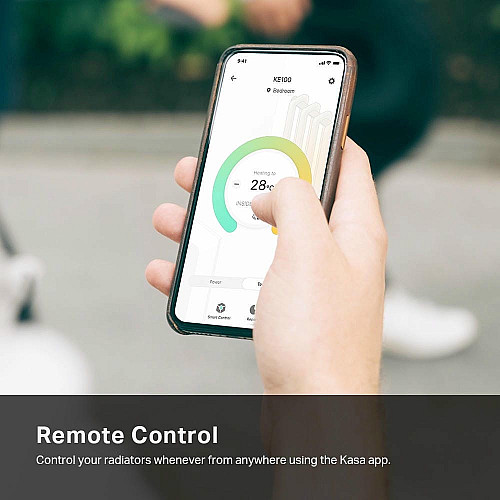 Термостатичний радіаторний клапан TP-Link Kasa Smart KE100