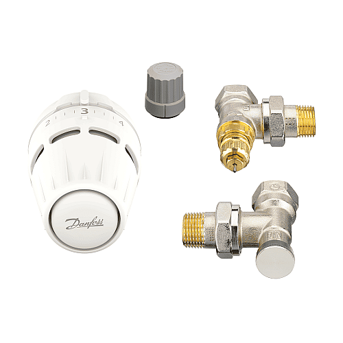 Комплект термостатический Danfoss Regus RA+RA-FN+RLV-S боковое подкл., 1/2