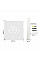 Терморегулятор Navin WT410W-16A 5...35 °C для теплого пола электронный Wi-Fi Tuya, Smart Life встроенный проводной датчик 16A 230В белый