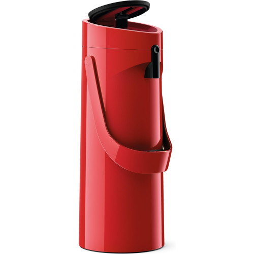 Термос Tefal Ponza Pump, 1.9л, пластик, скло, червоний