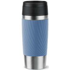 Термочашка Tefal Travel Mug Classic Twist, 360мл, нержавіюча сталь, блакитний