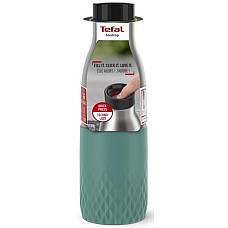 Термопляшка Tefal Bludrop, 500мл, нержавіюча сталь, пластик, зелений