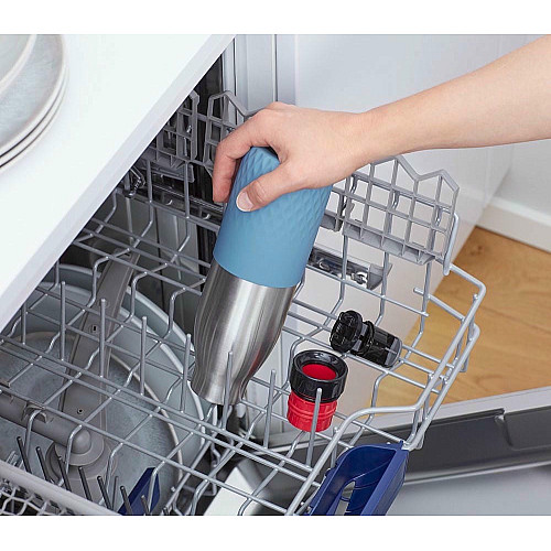 Термобутылка Tefal Bludrop soft touch, 500мл, нержавеющая сталь, синий