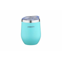 Термокухоль ARDESTO Compact Mug, 350мл, нержавіюча сталь, блакитний