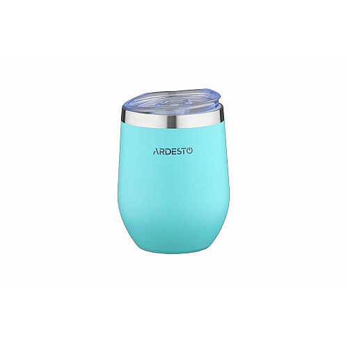 Термокухоль ARDESTO Compact Mug, 350мл, нержавіюча сталь, блакитний
