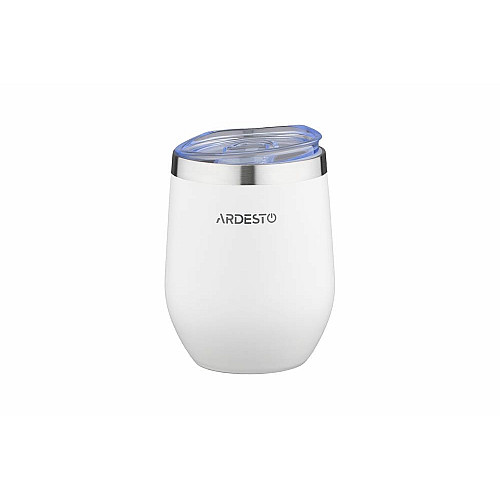 Термокухоль ARDESTO Compact Mug, 350мл, нержавіюча сталь, білий
