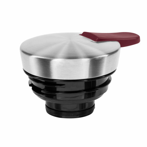 Термоглечик Tefal Soft Grip, 1.5л, нежавіюча сталь, пластик, бордовий
