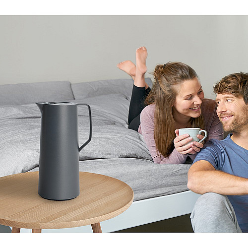 Термоглечик Tefal Motiva, 1л, пластик, скло, сірий-темний