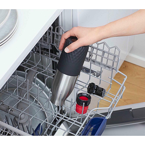 Термопляшка Tefal Bludrop soft touch, 500мл, нержавіюча сталь, графітовий