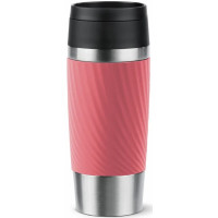 Термочашка Tefal Travel Mug Classic Twist, 0.36л, нержавіюча сталь, кораловий