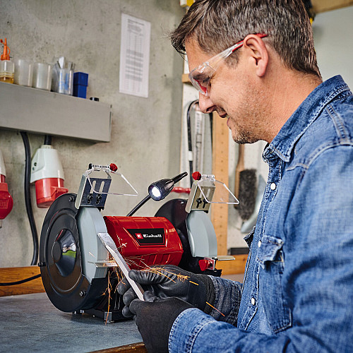 Верстат заточувальний Einhell TC-BG 200 L 400Вт коло 200х25мм 2980об/хв 11.66кг