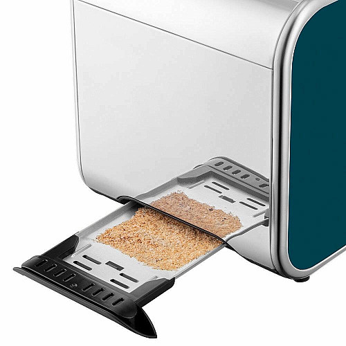 Тостер Russell Hobbs Distinctions 2-Slice 1670Вт, подогрев, размораживание, пластик, синий
