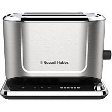 Тостер Russell Hobbs Attentiv 2 Slice 1500Вт, підігрів, розморожування, метал