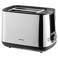 Тостер ARDESTO Steel Collection 800Вт, метал/пластик, сріблясто-чорний