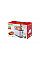 Тостер ARDESTO White stripes T-F17WG 930Вт, пластик, білий+сірий