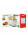 Тостер ARDESTO White stripes T-F17WG 930Вт, пластик, білий+сірий
