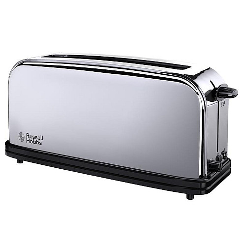 Тостер Russell Hobbs Chester 1000Вт, длинные слоты, металл, серебристый