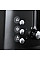 Тостер Russell Hobbs Textures 850Вт, пластик, черный