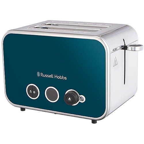 Тостер Russell Hobbs Distinctions 2-Slice 1670Вт, подогрев, размораживание, пластик, синий