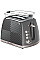 Тостер Russell Hobbs GrooWe 2 Slice 850Вт, подогрев, размораживание, пластик, серый